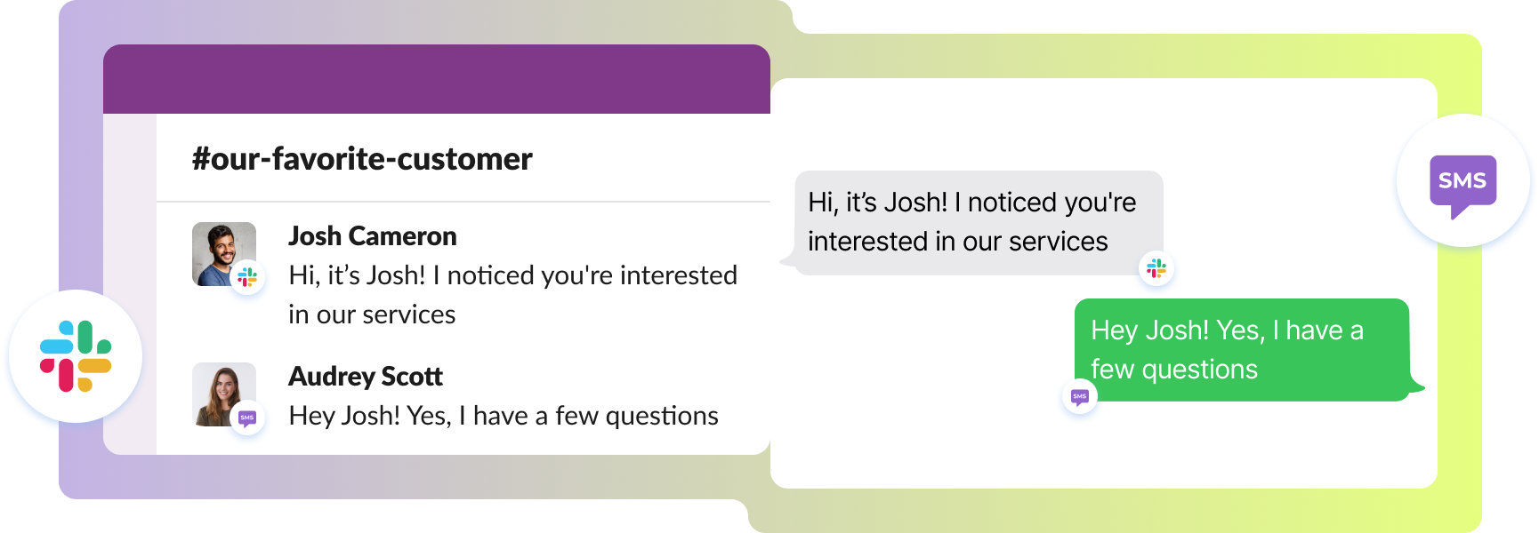 slack-sms Connect Slack to SMS